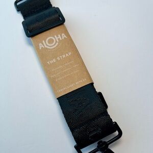 ALOHA Collection Black Crossbody Bag Strap NWT